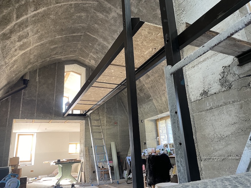 Plancher passerelle et palier